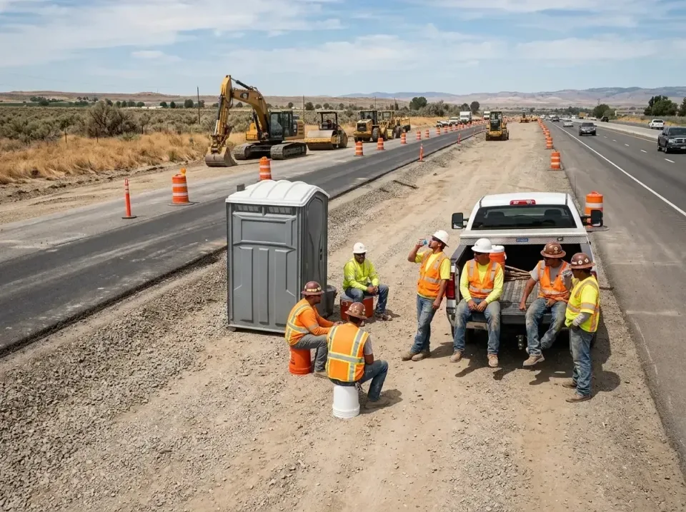 highway-road-construction-crew-007 — frequently asked questions, Porta Potty and Restroom Rentals in Newport, WA